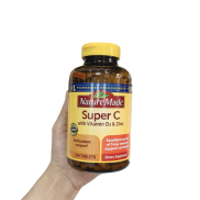 Viên uống Nature Made Super C with Vitamin D3 & Zinc 200 viên - Hàng Mỹ