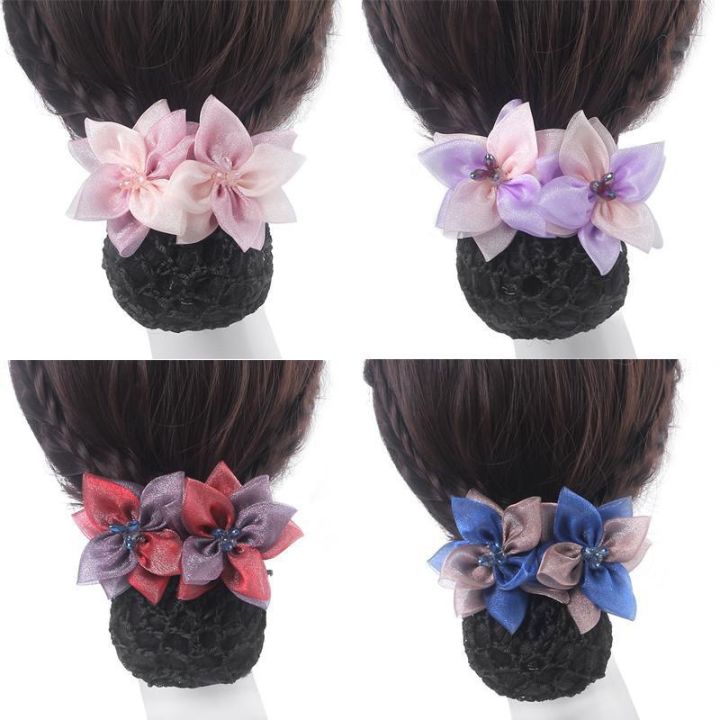 silk-gauze-flower-professional-head-flower-nurse-hotel-waiter-work-hairpin-hair-curling-tool