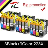 HTL 15Pcs LC223 LC221 LC 223 Cartridges for Brother Printer Ink Cartridge DCP-J562DW J4120DW MFC-J480DW J680DW J880DW J5320DW Ink Cartridges