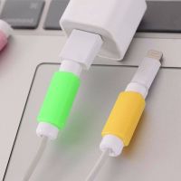 REINAT ที่มีสีสันทนทานข้อมูลลวดคลิปลวด USB สายชาร์จที่เก็บสายตัวป้องกันสายไฟสายป้องกันสายข้อมูลเคสป้องกันม้วนสายเคเบิลฝาครอบ