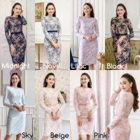 PD877-Lace-Dress เดรสลูกไม้