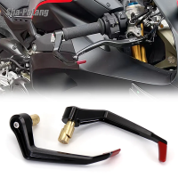 มือจับแฮนด์อลูมิเนียม + ทองแดงใหม่ปกป้องป้องกันคลัตช์เบรกสำหรับ Ducati Panigale V4 SP S PANIGALE V4S V4SP