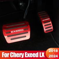 สำหรับ Chery Exeed LX 2018 2019 2020 2021 2022 2023 2024ที่ครอบแป้นเหยียบแท่นเหยียบคันเร่งเชื้อเพลิงรถยนต์โฟมกรองสารชีวเคมีกันลื่น