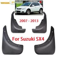 ชุดแม่พิมพ์รถ Mud Flaps สำหรับ Suzuki SX4 Hatch 2007 2008 2009 2010 2011 2012 2013 Mudflap Splash Guards Mud Flap Mudguards Fender