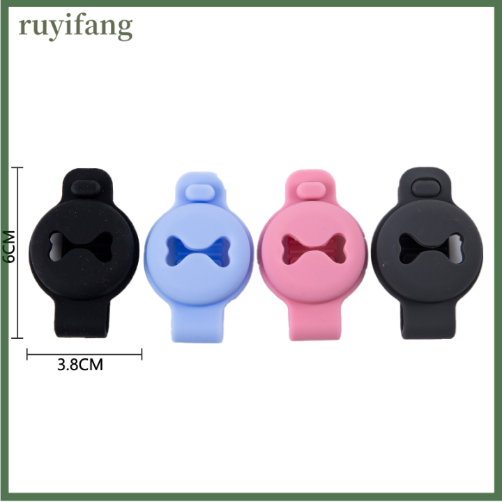 ruyifang-ปลอกคอสัตว์เลี้ยงสำหรับ-apple-airtag-dog-cat-strap-แขนปรับแขนเหมาะกับ-air-tags-ป้องกันรอยขีดข่วนสำหรับ-airtags-case