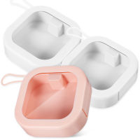 HOMEMAXS 3pcs Retainer Cases Portable Storage Boxes Plastic Retainer Holders Denture Cases