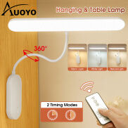 Auoyo Đèn Bàn Cảm Ứng Đèn Ngủ LED 360 Đèn Bàn Học Điều Khiển Từ Xa Đèn