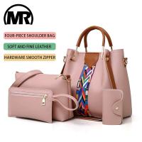 MARKROYAL Four-piece Casual Tote Fashion Shoulder Bag Lady PU Soft Crossbody Bag Handbags Messenger Bag Bucket Bag Dropshipping
