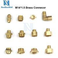 NuoNuoWell 1PC Copper Pipe Male Female Screw Thread Reduce Connector Brass Adapter M14 M18 M22 1/2