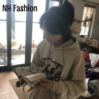 NH Fashion เสื้อฮู้ด เสื้อแขนยาวอบอุ่น หลวมและสบาย น่ารัก สบาย ทันสมัย สไตล์ WWY2392Z60 38Z230923