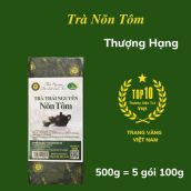 Trà Nõn Tôm Thái Nguyên Thượng Hạng 500g Trà Xanh Tâm Thái-Trà Tân Cương Nõn Tôm 500g (5 gói 100g)