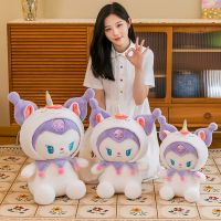 40/50/60Cm ใหม่ Sanrio Anrio Kuromi ของเล่นยูนิคอร์นผ้ากำมะหยี่หมอนสำหรับนอนเด็กผู้หญิงการ์ตูนน่ารักตุ๊กตายัดนุ่นตุ๊กตาของขวัญประหลาดใจ2023ใหม่