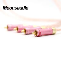 Pair Timbre Multiple Copper Twist Interconnect Cable Single Eire With Gold Plated RCA Connector