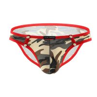 Camouflage Sexy Underwear Men Briefs Male Bikini Gay Men Underwear Jockstrap Slip Mens Low Waist Underpants Brief Man