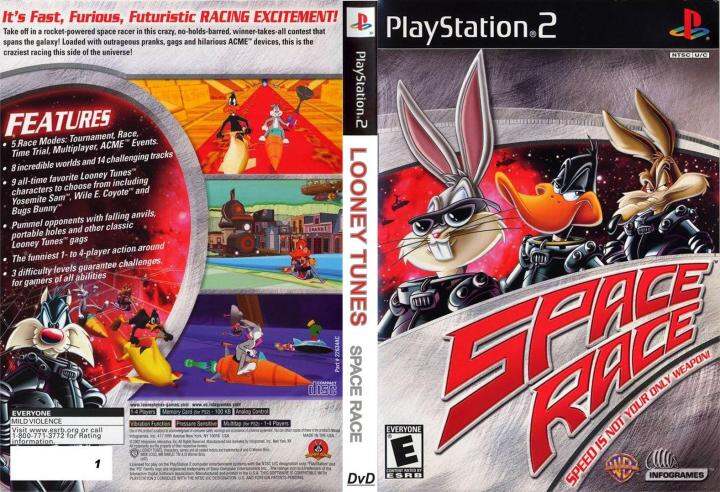 Ps2 Looney Tunes Space Race Lazada