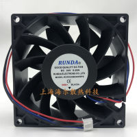 Fnhg RUNDA RDF9238B24N55PS 24V 0.50A 9038พัดลมทำความเย็นตัวแปลงความถี่