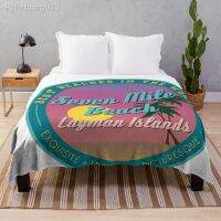 Seven Mile Beach Cayman Islands Beaches In The World Great Souvenir For Your Beach Summer Holiday For Couch Throw Blanket