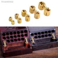 ◎❃ 8-18mm Copper Barrel Hinges Cylindrical Hidden Cabinet Concealed Invisible Brass Hinges Mount For Furniture Hardware Accessories