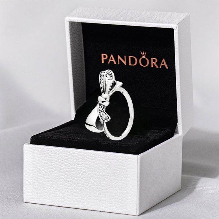 Nhẫn Pandora Bow Gorgeous Silver Ring - Bạc Cao Cấp S925 Ale -Tuyển Ctv -  Hỗ Trợ Dropship | Lazada.Vn