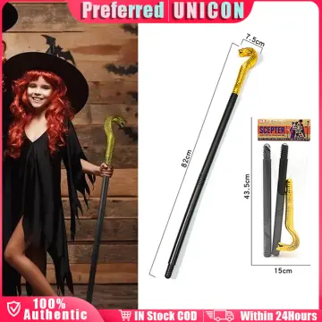 Plastic Cane Walking Stick Halloween Style Cane Prop Cosplay Walking Stick  for Cosplay