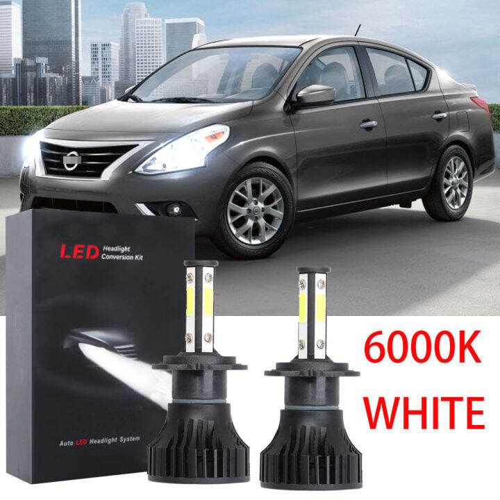 For Nissan Almera (N17) 2013 2019 Head Light Head Lamp 2015 LED Headlight 6000K Bulbs Kit