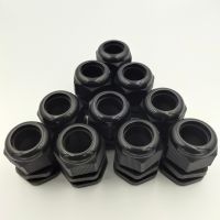 PG-25 NYLON CABLE GLAND ไนล่อน เคเบิ้ลแกลน Cable range : 16-21 IP68  ดำ/ขาว แพ็คละ 10ชิ้น