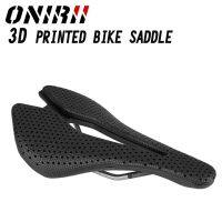 【LZ】✧∈  ONIRII-Sela Universal para Road Bike Fibra De Carbono Titânio Aço Rail Almofada Shockproof Lightweight Riding Seat MTB 3DPrinted