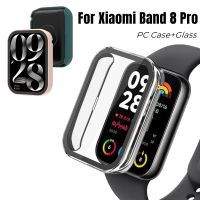 สำหรับ Xiaomi Mi วง8 7 Pro เต็มปกฟิล์มนิรภัยกรณีฮาร์ดพีซีเชลล์สำหรับ Miband 8pro 7pro ป้องกันหน้าจอกรณีการป้องกัน