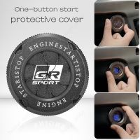 Toyota Gr Sport Car Practical Decorative Accessories Engine Start/Stop Button Cover One Key Start Switch Cover Aluminum Button for Hilux Innova Corolla Cross Rush Calya Yaris Vios