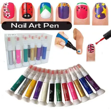 3d Planner Nail Art Pen Set With 0.7mm Tip For Flower Painting And Pattern  Makeup From Extranordinary, $18.36 | DHgate.Com