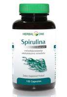 Spirulina Herbal One เฮอร์บัลวัน สาหร่ายสไปรูลิน่า ( 100 Capsule x 1 Bottle )