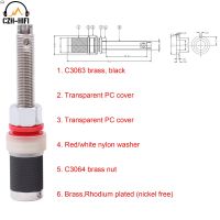 Special Offers 1Pc EIZZ High End  Plated/ Rhodium Plated Copper Amplifier Binding Post Speaker Terminal Banana Plug Socket Audio Connector