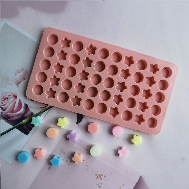 round-five-pointed-star-shape-silicone-candy-mold-cartoon-gum-mold-interesting-chocolate-biscuit-ice-cube-mould-baking-ice-maker-ice-cream-moulds