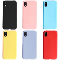 ๑™☇ Case For Xiaomi Redmi 9A Matte Black Cover Silicon TPU Soft Cases Back Cover For Xiomi Xiaomi Redmi 9A 9 A A9 Redmi9A Case 6.53