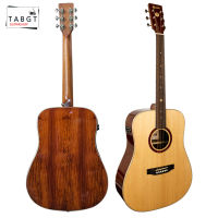 กีต้าร์โปร่งไฟฟ้า Kazuki Exotic Series ไม้ Cocobolo พร้อมกระเป่า