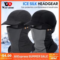 hotx 【cw】 WEST BIKING Protection Balaclava Men Electric Motorcycle Face Silk Headgear Cycling Summe