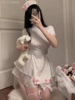 Nurse uniform cos nurse pure desire hottie bow nightgown costume cosplay home summer breathable