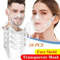 Face Shield Protective Transparent Mask Isolation and Anti-dropping Multi-function Goggles Reusable Dustproof Clear Face Mask