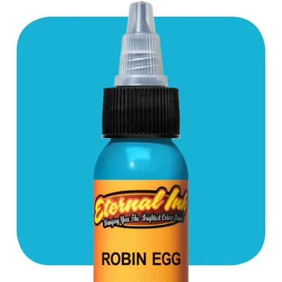 หมึกสักอีเทอนอล&nbsp;ROBIN EGG ขนาด 1 ออนซ์ สีสักลาย เอทานอล หมึกสัก เอทานอล หมึกแท้ 100% จากอเมริกา Eternal Tattoo Ink ROBIN EGG 1oz 100% Original From America