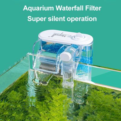 Filter Aquarium Fish Tank Waterfall Hang on External Oxygen Pump Water Filter Pure Water Quality for Small Fish Tank Accessories Health Accessories