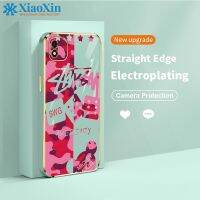 XiaoXin สำหรับ realme C20 C20A C11 2021 C21 C21Y หรูหราสีชมพู Mickey DICE กันชนป้องกันโทรศัพท์ Case