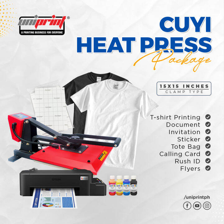 Cuyi Heat Press 15x15 Package Lazada PH