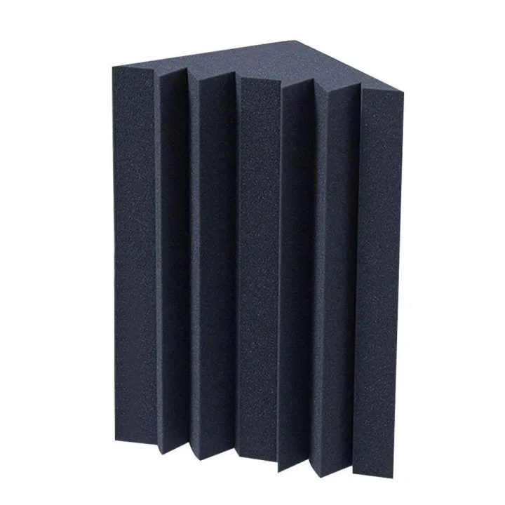 Soundproof Foam Charcoal Bass Trap Sound Absorption Polyurethane x