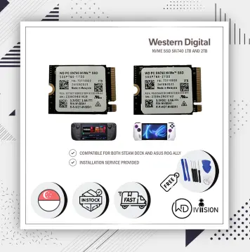 Get a 2TB SSD Compatible with Steam Deck or ASUS ROG Ally for