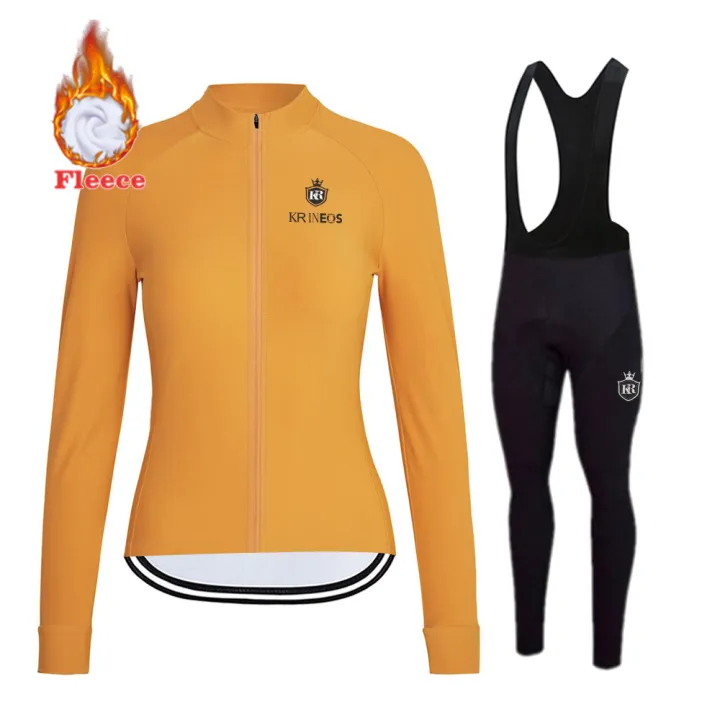 women-cycling-clothing-mtb-vest-set-winter-thermal-fleece-jersey-set-simple-stylish-long-sleeve-ropa-ciclismo-mujer