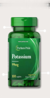 Puritans Pride Potassium 99 mg ,100 caplets