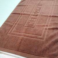 PH พรมเช็ดเท้า Welcome Footmat/ Bath Mat / แผ่นรองเท้าสีน้ำตาล ผ้าเช็ดเท้า