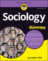 หนังสืออังกฤษ Sociology for Dummies, 2nd Edition [Paperback]