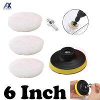 Newprodectscoming 6 Inch Drill Adapter Wheel Pad Car Polishing Disc Buffing Polishing Pads M14 Wool For Glass Polishing Electric Drill Car Styling