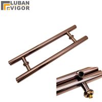 Rose gold Noble Stainless steel handle  bathroom wooden /glass doors  handle Electroplating process Strong and durable Door Hardware Locks